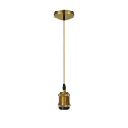 Starožitný lustr, 1xE27, 100cm, kov, bronz Vintage lustry Výchozí název Alessandro Design
