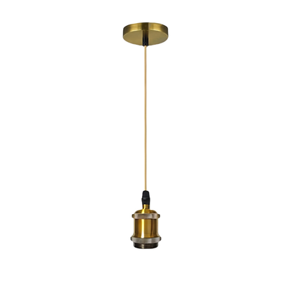 Starožitný lustr, 1xE27, 100cm, kov, bronz Vintage lustry Výchozí název Alessandro Design
