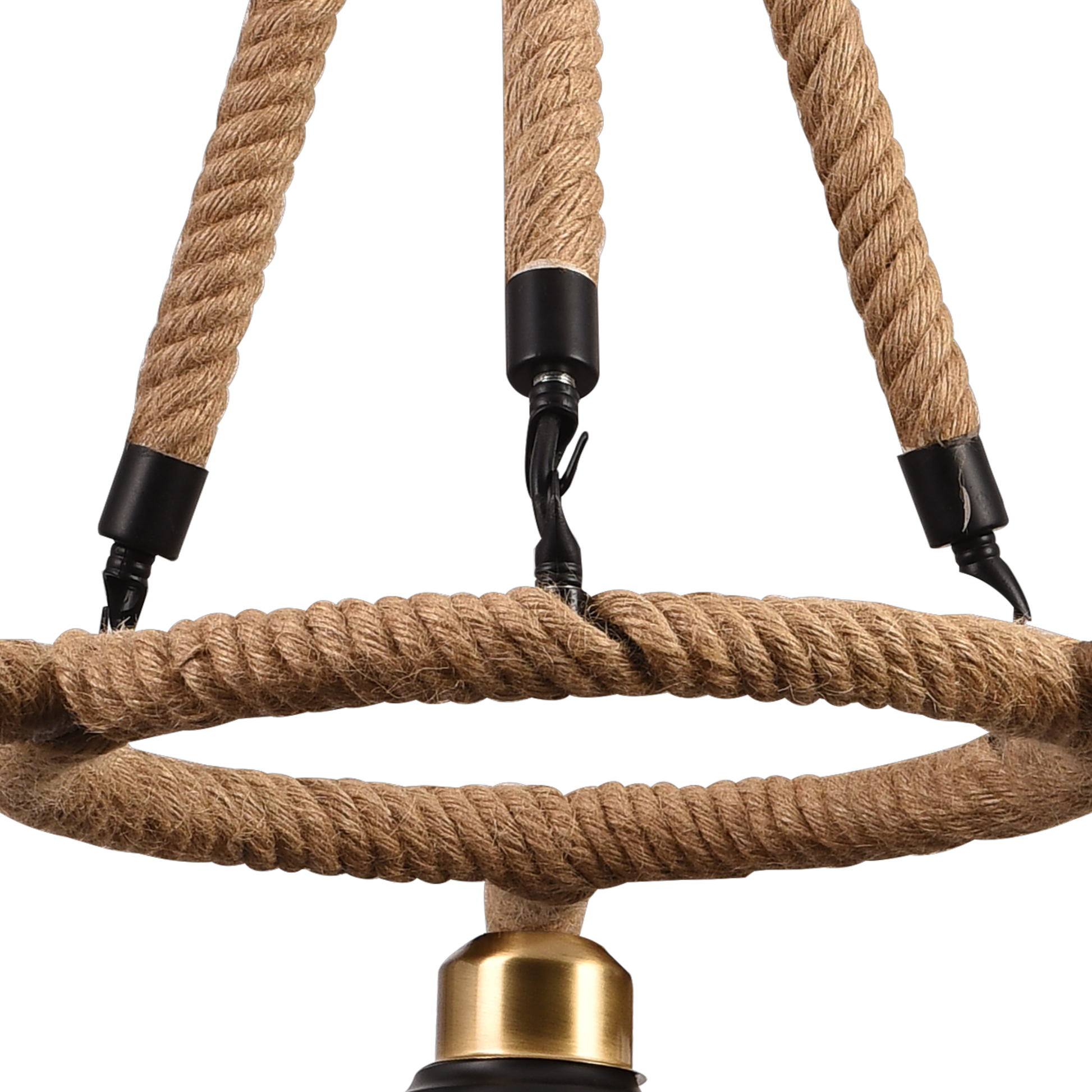 Lustra Suspendata Vintage, LV571/3BK, 3xG9, Maro, Metal si Sfoara Lustre Vintage Default Title Alessandro Design