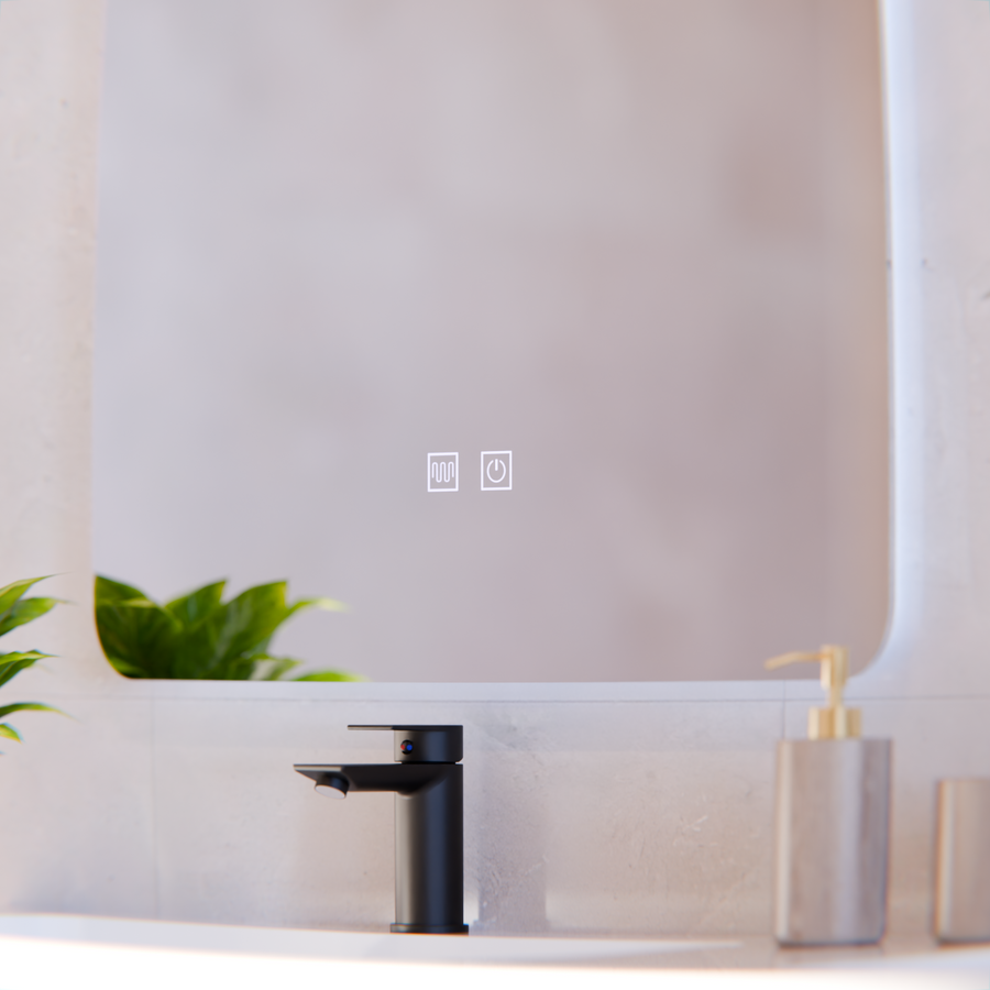 Touch Alexandra LED Mirror, Demister System 45X60cm Korman Mirrors E Výchozí název Alessandro Design