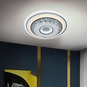 Křišťálový LED lustr MITA 28W, Průměr 20cm, Kulatý, Studené/Teplé/Neutrální světlo, Bílé LED Lustry Výchozí název Alessandro Design