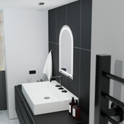 Obloukové LED zrcadlo 60x80cm, Arco Touch, Demister System, Stmívatelná zrcátka Korman E Výchozí název Alessandro Design