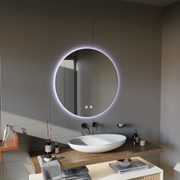 Kulaté LED zrcadlo, 70cm, Isolda, Touch, Demister System Zrcadla Korman E Výchozí název Alessandro Design