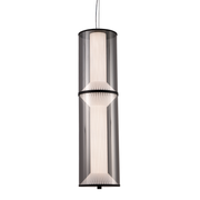 Lustra LED Suspendata cu Telecomanda 47W, Orin, 2 elemente, Inaltime Reglabila, Lumina Calda/Rece/Neutra, Negru, Metal Lustre LED cu Telecomanda Default Title Alessandro Design