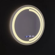 LED kulaté zrcadlo, 60 cm, MotionGlow Sensor Consuel Marcello, systém odmlžování, hodiny a teploměr, stmívatelná zrcátka Marcello Výchozí název Alessandro Design