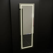 Obdélníkové LED zrcadlo, 45x140cm, Radarový senzor Giulia Marcello, Systém odmlžování, Hodiny a teploměr, Dimabila, Toaletní Zrcadla Toaletní zrcátka Výchozí název Alessandro Design