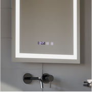MODENA LED Touch Mirror Odmlžovací systém, hodiny a teplota 60x80 cm Korman S Mirrors Výchozí název Alessandro Design