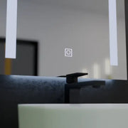 Obdélníkové LED zrcadlo, 50x70cm, Dual Light Základní dotyková LED zrcadla Výchozí název Alessandro Design