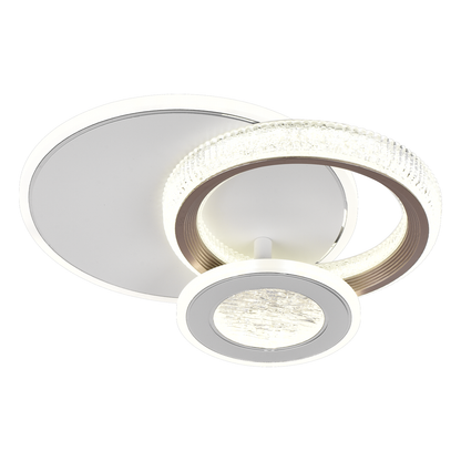 LED lustr NYXORA 44W, 3 kruhy, studené/teplé/neutrální světlo, bílé LED lustry Výchozí název Alessandro Design