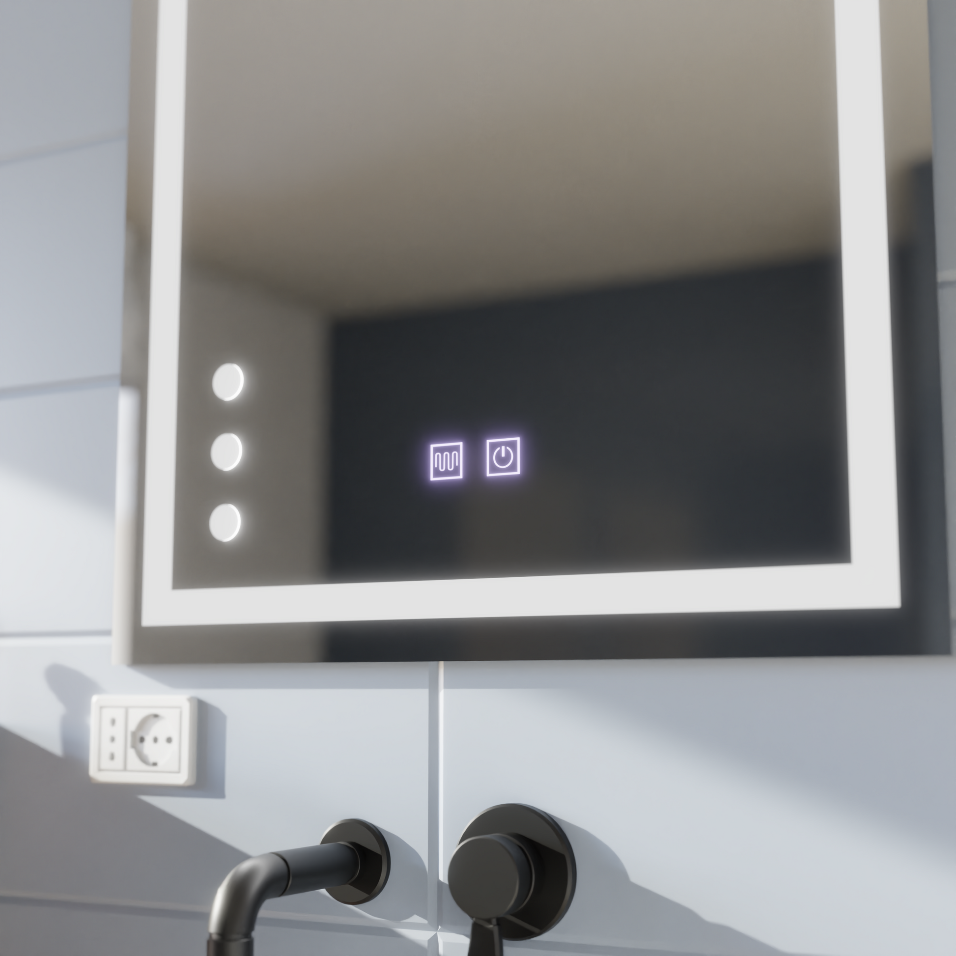 Zrcadlo LED Touch Infima Demist System 60X80cm Zrcadla Korman E Výchozí název Alessandro Design