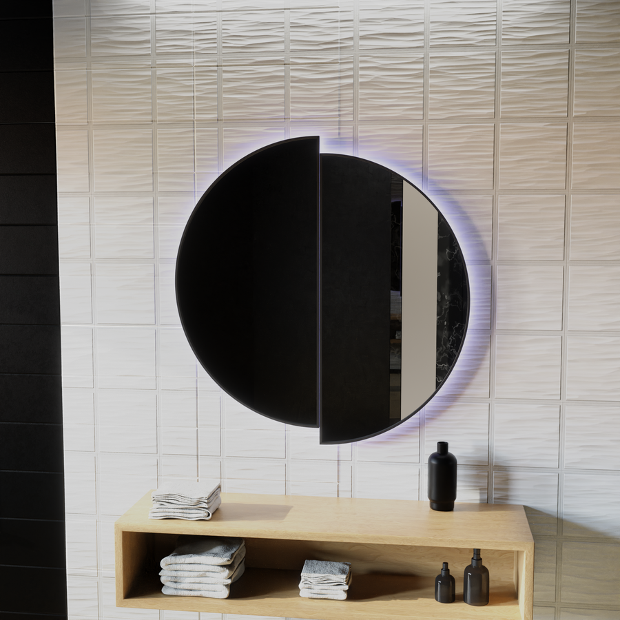 LED Touch Mariah Mirror Demist System 60X60cm Zrcadla Korman E Výchozí název Alessandro Design