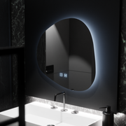 Organické LED zrcadlo 60x60cm, Duna Touch, Demister System, stmívatelná zrcátka Korman E Výchozí název Alessandro Design