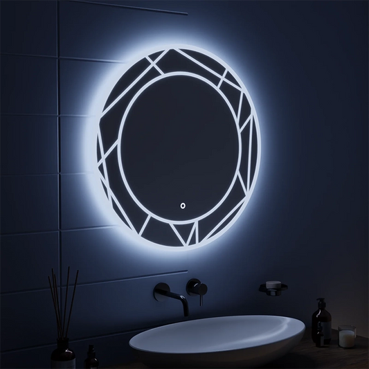 ASTRIX LED dotykové zrcadlo, 60 cm, 6000 K, stmívatelné, Demister System