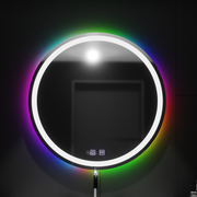 Kulaté LED zrcadlo 60cm, Spectrum Touch, RGB, Demister System Zrcadla Korman E Výchozí název Alessandro Design