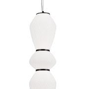 Lustra LED Suspendata cu Telecomanda 77W, LM510/5BK, Inaltime Reglabila, Lumina Calda/Rece/Neutra 3000K/4000K/6000K, Alb, Metal Lustre LED cu Telecomanda Default Title Alessandro Design