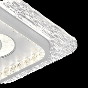 LED lustr PERU 38W, 2 čtverce, studené/teplé/neutrální světlo, bílé LED lustry Výchozí název Alessandro Design