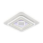LED lustr DOLIA, 101W, 50x50cm, studené/teplé/neutrální světlo, bílé LED lustry Výchozí název Alessandro Design