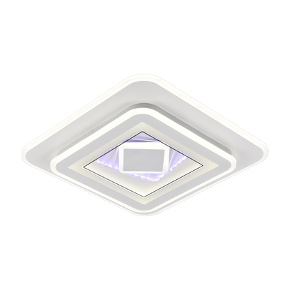 LED lustr DOLIA, 101W, 50x50cm, studené/teplé/neutrální světlo, bílé LED lustry Výchozí název Alessandro Design