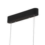 Závěsný LED lustr s dálkovým ovládáním ISOTTA 105W, studené/teplé/neutrální světlo 3000K/4000K/6000K, stmívatelné, nastavitelná výška, černá a stříbrná, kovové a křišťálové LED lustry s dálkovým ovládáním Výchozí název Alessandro Design