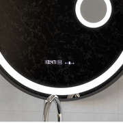 LED kulaté zrcadlo, 11W, 60cm, Micah Marcello MotionGlow Sensor, Demister System, Hodiny a teploměr, Kosmetická lupa, Stmívatelné Marcello Mirrors Výchozí název Alessandro Design