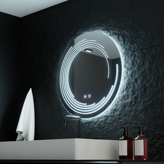 Kulaté LED zrcadlo, 60cm, Lira Touch, Demister System, Stmívatelné