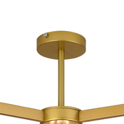 Lustra Clasica Moderna LC110/3GD cu Cristal, 3x E27, Auriu, Metal si Cristal Lustre Clasice Default Title Alessandro Design