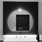 Půlměsícové LED zrcadlo, 60x54, Soluna Touch, Demister System, Stmívatelné zrcátka Korman E Výchozí název Alessandro Design