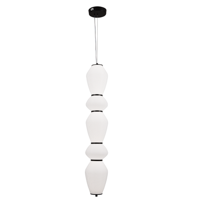 Lustra LED Suspendata cu Telecomanda 77W, LM510/5BK, Inaltime Reglabila, Lumina Calda/Rece/Neutra 3000K/4000K/6000K, Alb, Metal Lustre LED cu Telecomanda Default Title Alessandro Design