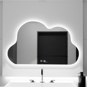 Cloud LED Mirror 60x40cm, Nuvola Touch, Demister System, Stmívatelná zrcátka Korman E Výchozí název Alessandro Design