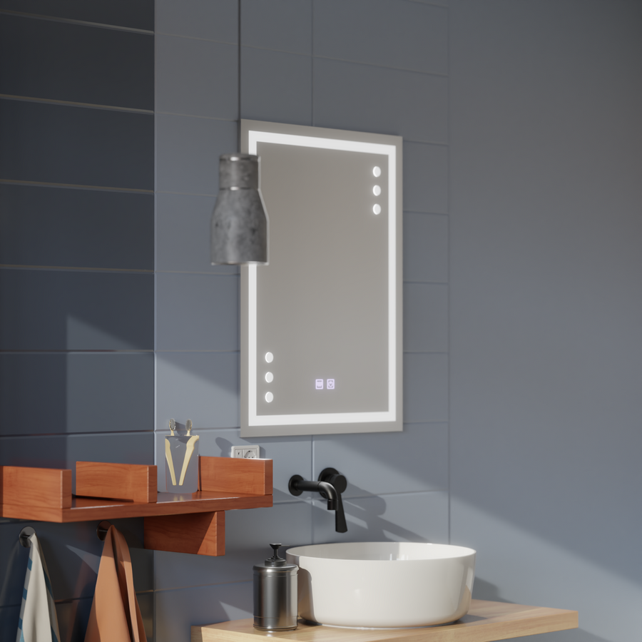 Zrcadlo LED Touch Infima Demist System 60X80cm Zrcadla Korman E Výchozí název Alessandro Design
