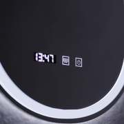 LED dotykové zrcadlo ONIRA Systém odmlžování, hodiny a teplota 50x80 cm Zrcadla Korman S Výchozí název Alessandro Design