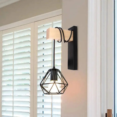 Lampa Audrey 1x E27 Black Brown