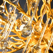 Cristal Brooks 3x G9 Gold Nástěnné svítidlo Výchozí název Alessandro Design Interiérové ​​nástěnné svítidlo