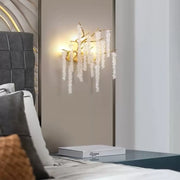 Nástěnné svítidlo Cristal Chandler 3x G9 Gold Interiérové ​​nástěnné svítidlo Výchozí název Alessandro Design