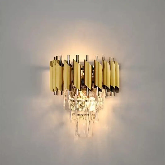 Lampa Cristal Roy 2x E27 Zlatá Pokojová lampa Výchozí název Alessandro Design