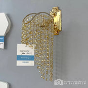 Cristal Ander nástěnné svítidlo 1xE14 Gold Vnitřní nástěnné svítidlo Výchozí název Alessandro Design