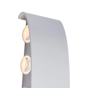 Fantas LED nástěnné svítidlo vnitřní/venkovní, 10 zdrojů x 1W, IP65, bílá, 3000K