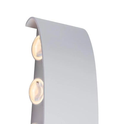 Fantas LED nástěnné svítidlo vnitřní/venkovní, 10 zdrojů x 1W, IP65, bílá, 3000K