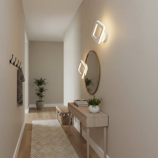 Akila LED nástěnné svítidlo, 15W, bílé, studené/teplé/neutrální světlo Vnitřní nástěnná svítidla Výchozí název Alessandro Design