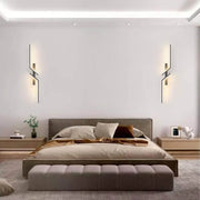 Avyaan LED nástěnné svítidlo 22W Černá Vnitřní nástěnná svítidla Výchozí název Alessandro Design
