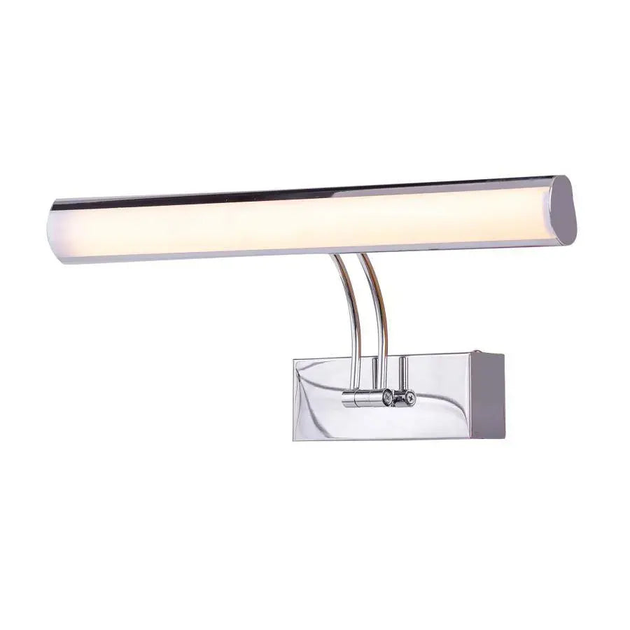 LED koupelnové nástěnné svítidlo Georgi, 24W, stříbrné koupelnové nástěnné svítidlo Výchozí název Alessandro Design