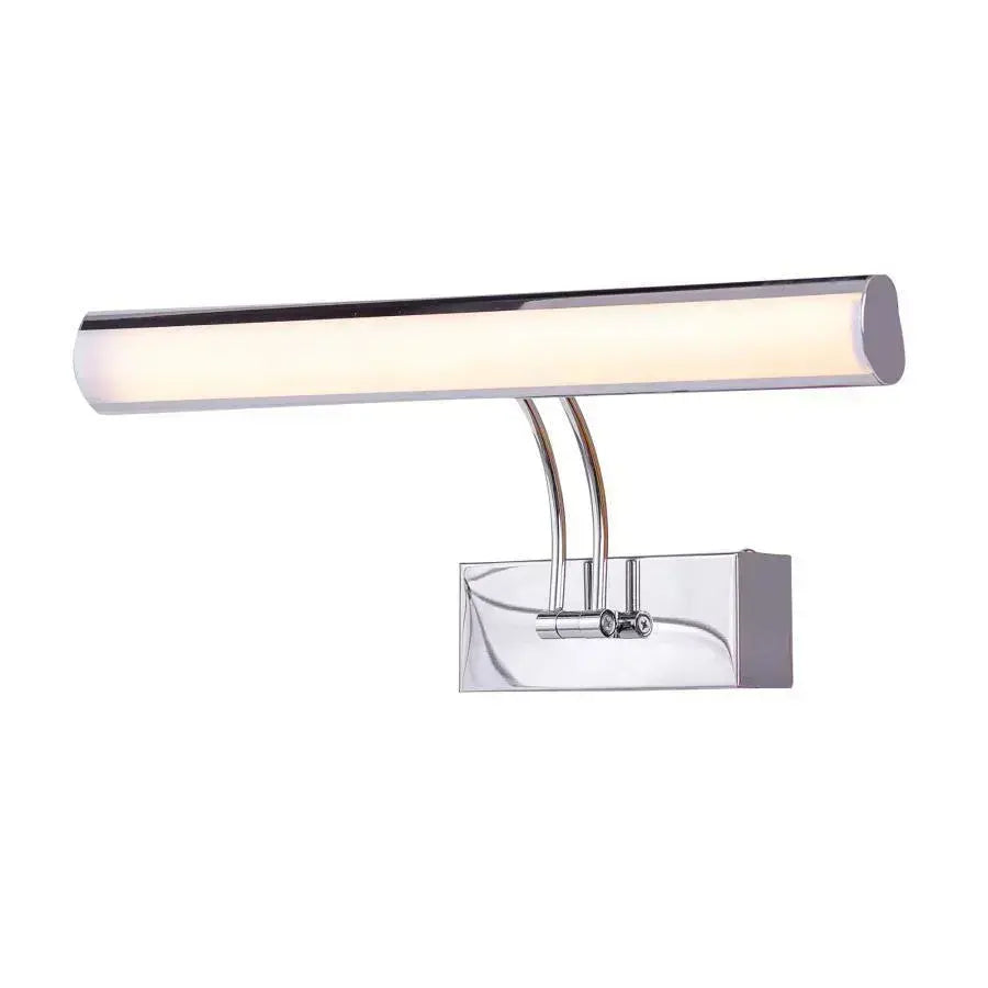 Ginna LED koupelnové nástěnné svítidlo, 12W, stříbrné koupelnové nástěnné svítidlo Výchozí název Alessandro Design