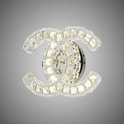 Křišťálové LED nástěnné svítidlo YANIRA 28W, studené/teplé/neutrální světlo, lesklý chromový lesk LED Crystal Výchozí název Alessandro Design