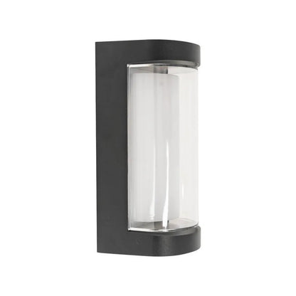 Venkovní nástěnné LED svítidlo Han, 8W, kov, černá Venkovní nástěnná svítidla Výchozí název Alessandro Design