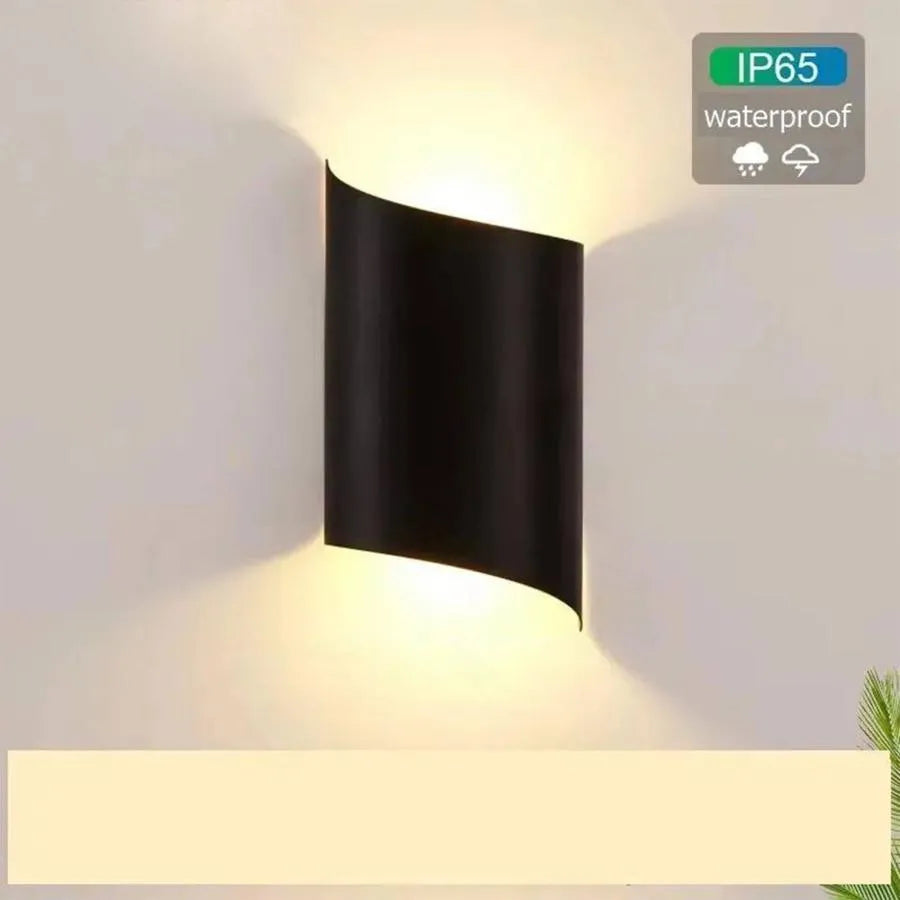Venkovní nástěnné LED svítidlo Hande 10W IP65 Černá Venkovní nástěnná svítidla Výchozí název Alessandro Design