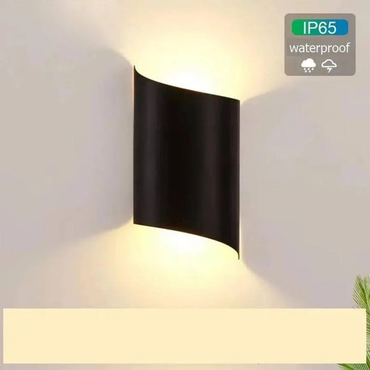 Venkovní nástěnné LED svítidlo Hande 10W IP65 Černá Venkovní nástěnná svítidla Výchozí název Alessandro Design
