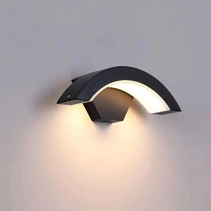 Venkovní nástěnné LED svítidlo Harera, 12W, kov, černá Venkovní nástěnné svítidlo Výchozí název Alessandro Design