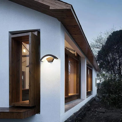 Venkovní nástěnné LED svítidlo Harera, 12W, kov, černá Venkovní nástěnné svítidlo Výchozí název Alessandro Design