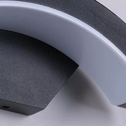 Venkovní nástěnné LED svítidlo Harera, 12W, kov, černá Venkovní nástěnné svítidlo Výchozí název Alessandro Design