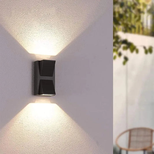 Venkovní nástěnné LED svítidlo Kirima 6W Black Venkovní nástěnné svítidlo Výchozí název Alessandro Design
